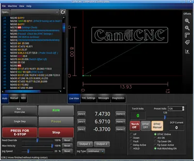 CNC Control System Interface
